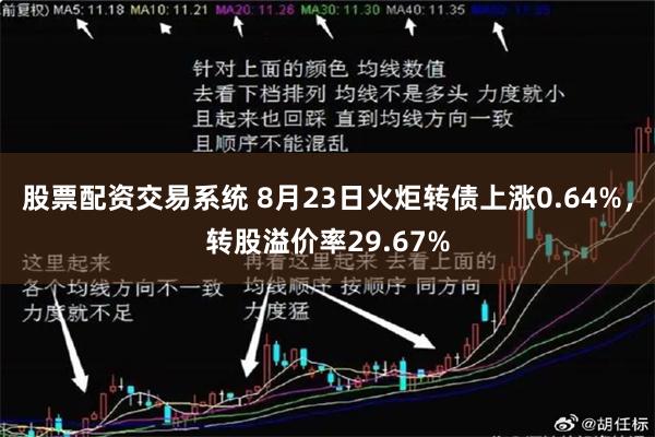 股票配资交易系统 8月23日火炬转债上涨0.64%，转股溢价率29.67%