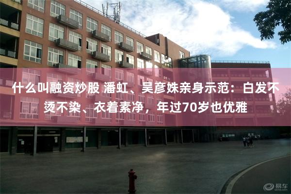 什么叫融资炒股 潘虹、吴彦姝亲身示范：白发不烫不染、衣着素净，年过70岁也优雅